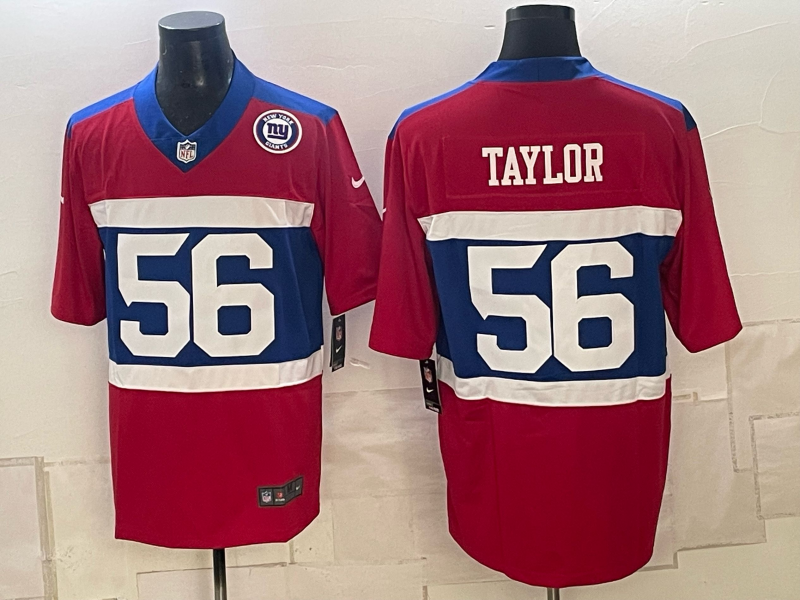 Men New York Giants #56 Taylor red Nike 2026 NFL Game Jersey 1025004->new york giants->NFL Jersey